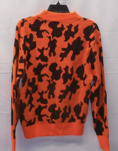 Koplin blaze orange camo sweater (med)