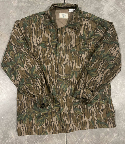 90’s Mossy Oak Greenleaf 3 Pocket Lightweight Jacket (M)🇺🇸