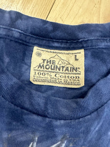 Vintage 1999 The Mountain Tie Dye Whitetail Deer Tshirt L