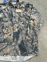 Load image into Gallery viewer, Vintage Mossy Oak Gen 1 Break Up Camo Button Up (XL)