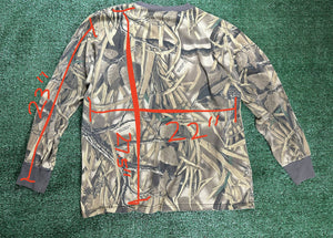 Advantage Wetlands Camo Ranger Front Pocket Long Sleeve Shirt Large