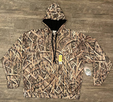 Load image into Gallery viewer, MOSSY OAK Men's SHADOW GRASS BLADES NEW WITH TAGS Poly Tech Pullover Hoodie Sweatshirt XL