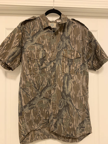 Mossy Oak Brand SS Button Up (L)🇺🇸