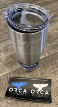 Load image into Gallery viewer, NRA ORCA STAINLESS STEEL CHASER 27OZ WITH CLEAR LID NEW