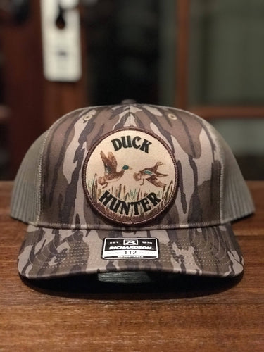 Vintage Duck Hunter Patch on a New Custom Richardson 112 Trucker Snapback Hat!!