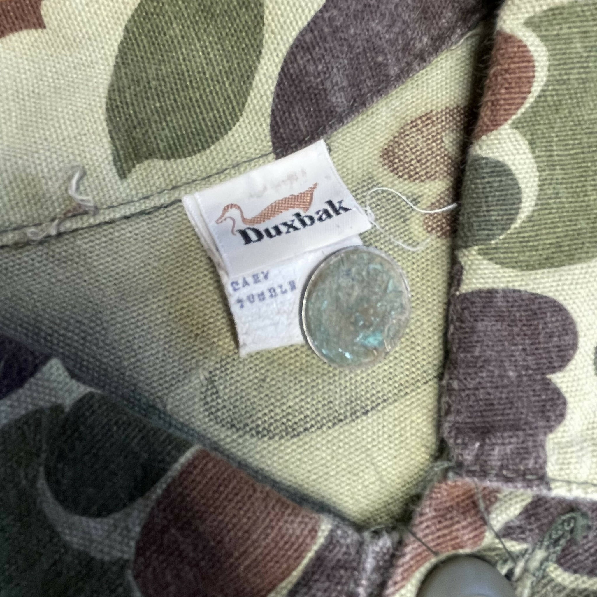 Vintage Duxbak Old School Camo Jacket (M)🇺🇸 Camoretro