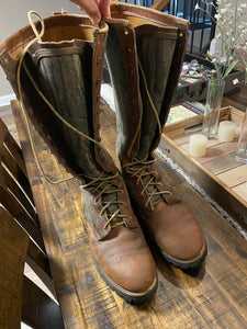 Vintage Resoled Chippewa Snake Boots (12D) 🇺🇸