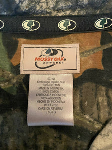 NWTF Mossy Oak Break Up Button Up Shirt LARGE