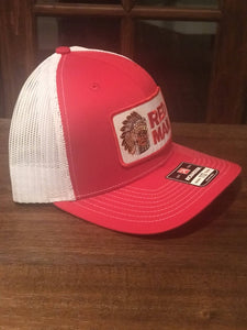 Vintage Red Man Chew Patch on a Richardson 112 Trucker Snapback Hat! Custom Item