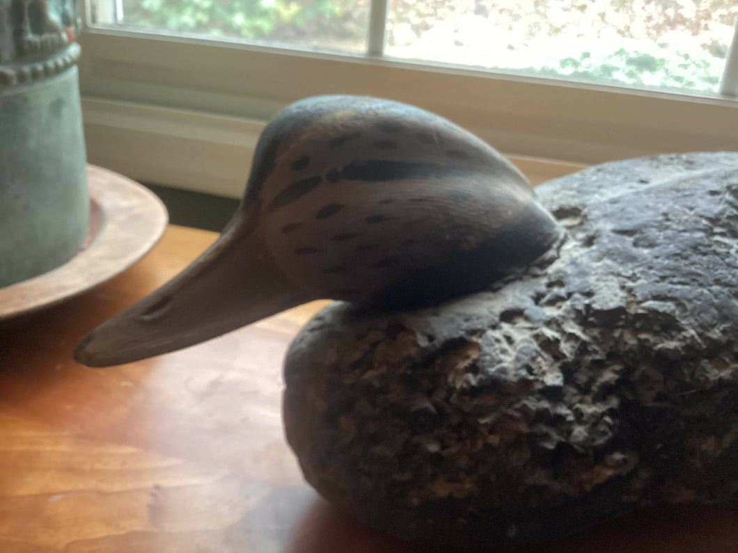 Vintage black duck decoys