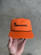 Load image into Gallery viewer, Vintage Browning Rope Hat Velcroback