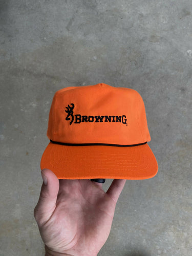 Vintage Browning Rope Hat Velcroback