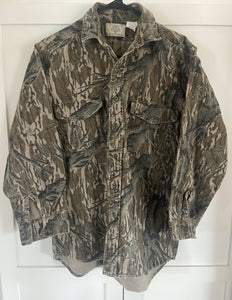 90’s Mossy Oak Treestand Chamois Button Down (M) 🇺🇸