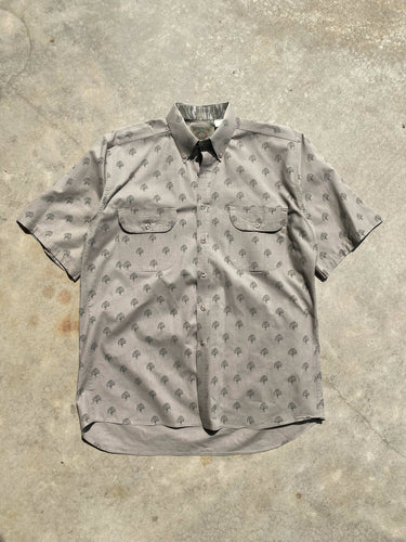 Vintage Mossy Oak Companions Bottomland Short Sleeve Button Up (L/XL) 🇺🇸