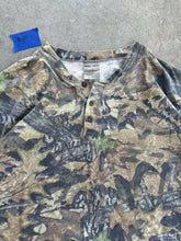 Load image into Gallery viewer, Vintage Jerzees Mossy Oak Forrest Floor Henley Longsleeve (XL/XXL)