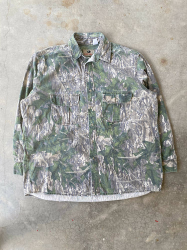 Vintage Mossy Oak Shadowgrass Button Up