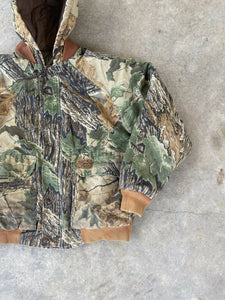 Vintage Duxbak Realtree Camo Insulated Hooded Jacket (XL)