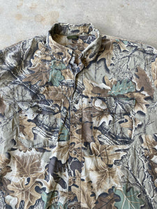 Vintage Spartan Advantage Camo Button Up