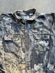 Vintage Mossy Oak Break up Camo First Gen Chamois Shirt(XL)🇺🇸