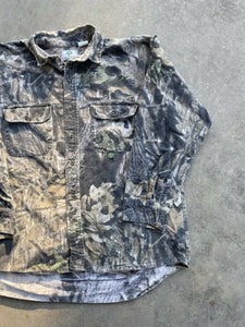 Vintage Mossy Oak Break up Camo First Gen Chamois Shirt(XL)🇺🇸