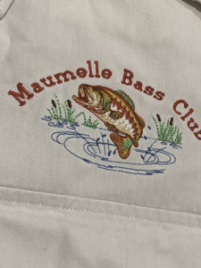 90s Maumelle Bass Fishing Club Guide Shirt (L)