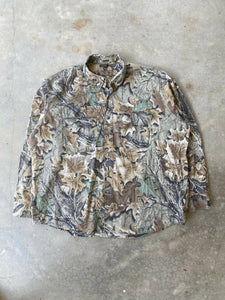 Vintage Spartan Advantage Camo Button Up