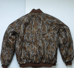 MENS L Columbia 3 pc Vintage Mossy Oak Bibs 3-in-1 Reversible Jacket Hunting Pants Large