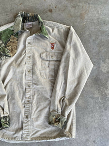 Vintage Team Realtree Deer Embroidered Button Up (M)