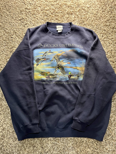 “There Goes the Neighborhood” Ducks Unlimited Sweatshirt (XXL)