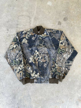 Load image into Gallery viewer, Vintage Mossy Oak Break Up Camo Bomber Jacket