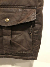 Load image into Gallery viewer, LL Bean Goose Down Waxed Cotton Vest size Large Reg.