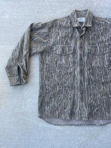 Mossy Oak Bottomland Chamois Button Down (L)