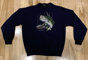 Vintage Field Guide Series Bass Crewneck Sweatshirt