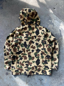 Vintage Duxbak Camo Hooded Chamois Jacket (M) 🇺🇸