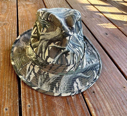 Mossy Oak NWTF Obsession 3D Leafy Camo Bucket Hat with Face Mask | QuikCamo
