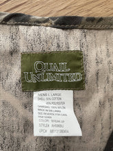 Load image into Gallery viewer, Quail Unlimited Camo Vest (L)