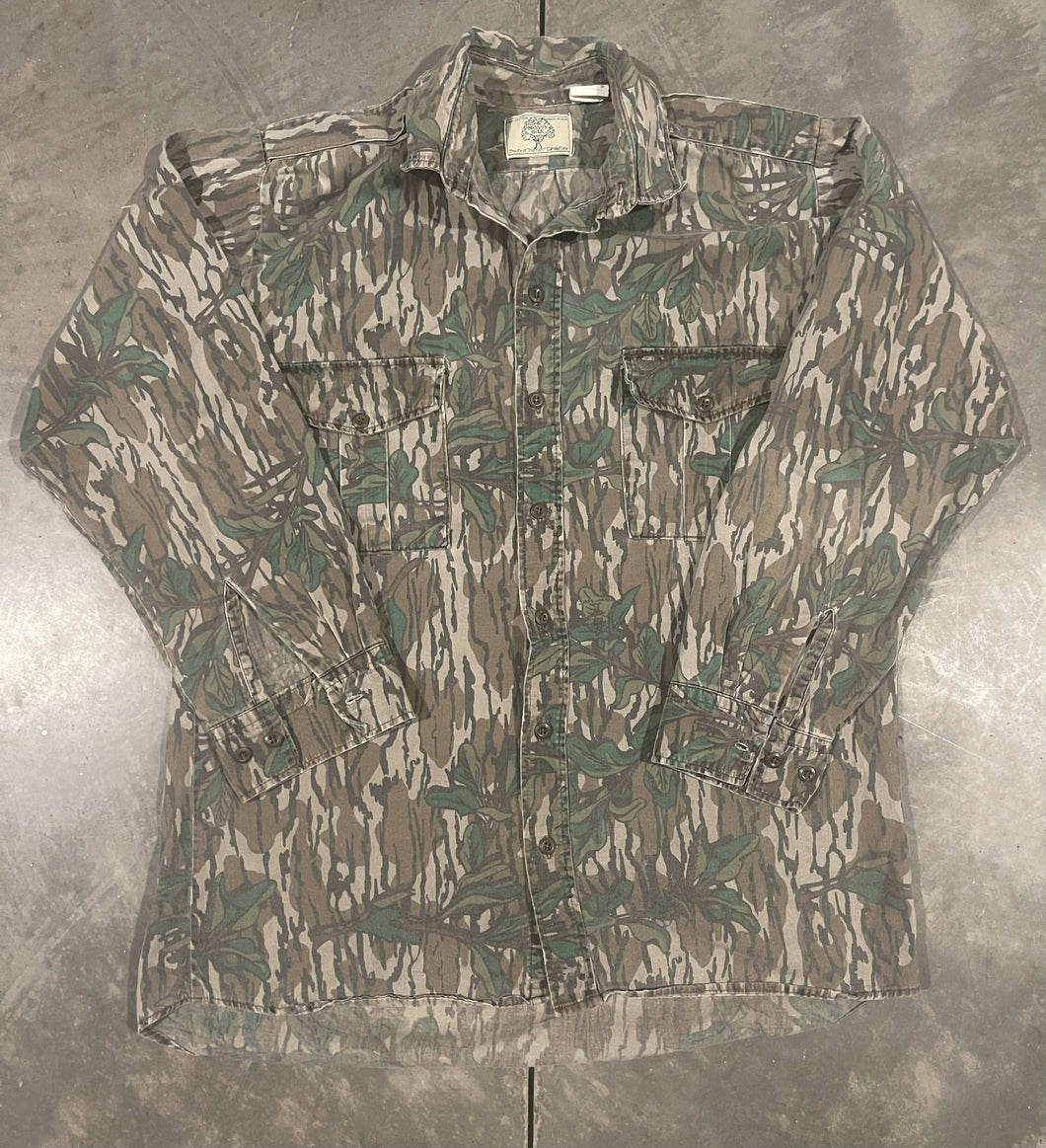 90’s Mossy Oak Greenleaf Button Down (M) 🇺🇸