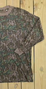 90’s Mossy Oak Green Leaf Long Sleeve Shirt (L) 🇺🇸