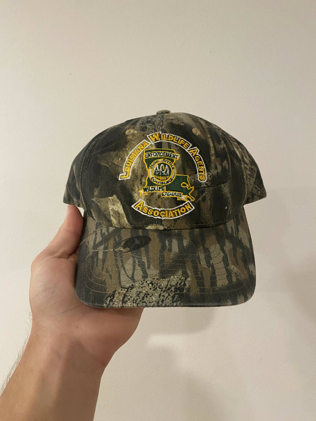 Vintage Louisiana Wildlife Agents Shadowbranch Camo Snapback