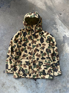 Vintage Duxbak Camo Hooded Chamois Jacket (M) 🇺🇸