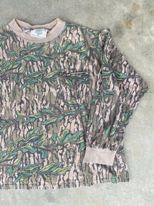 Vintage Mossy Oak GreenLeaf Camo Longsleeve (M/L) 🇺🇸