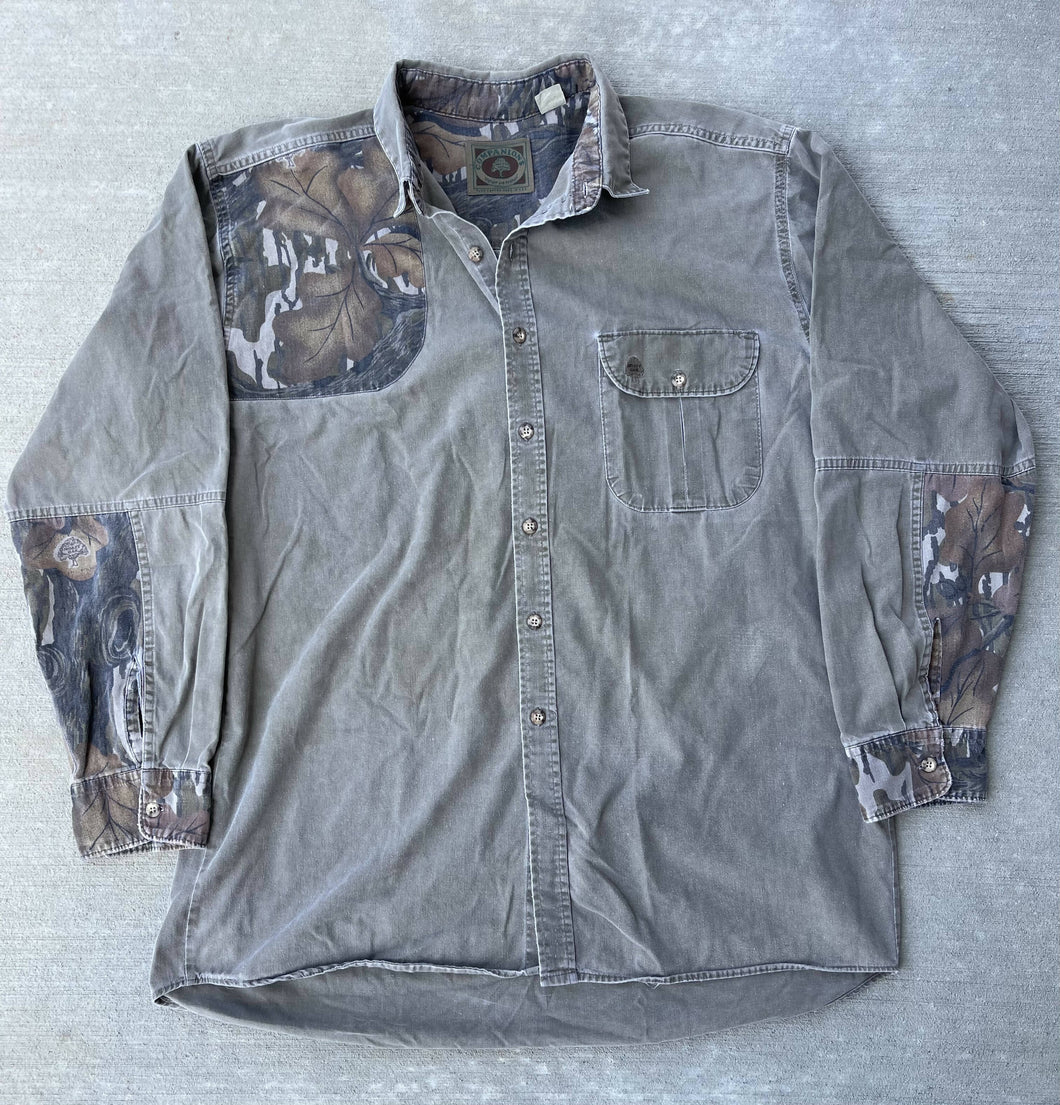 Mossy Oak Fall Foliage Companions Button Down (L) 🇺🇸