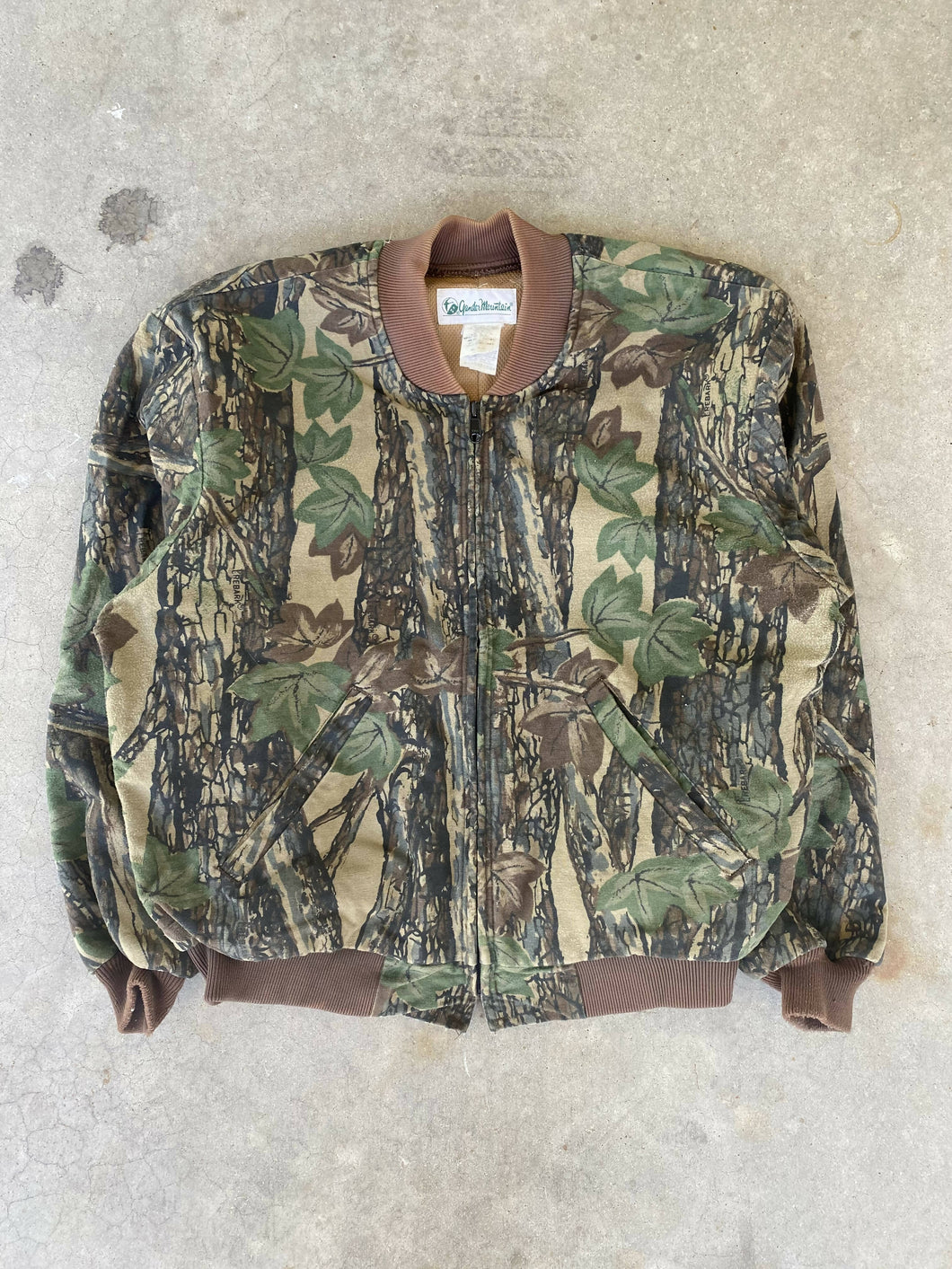 Vintage Gander Mountain Camo Bomber Jacket Medium/Large