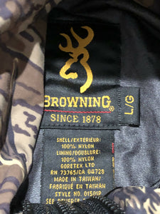 90s Browning Mossy Oak Treestand Camo Gore Tex Rain Jacket