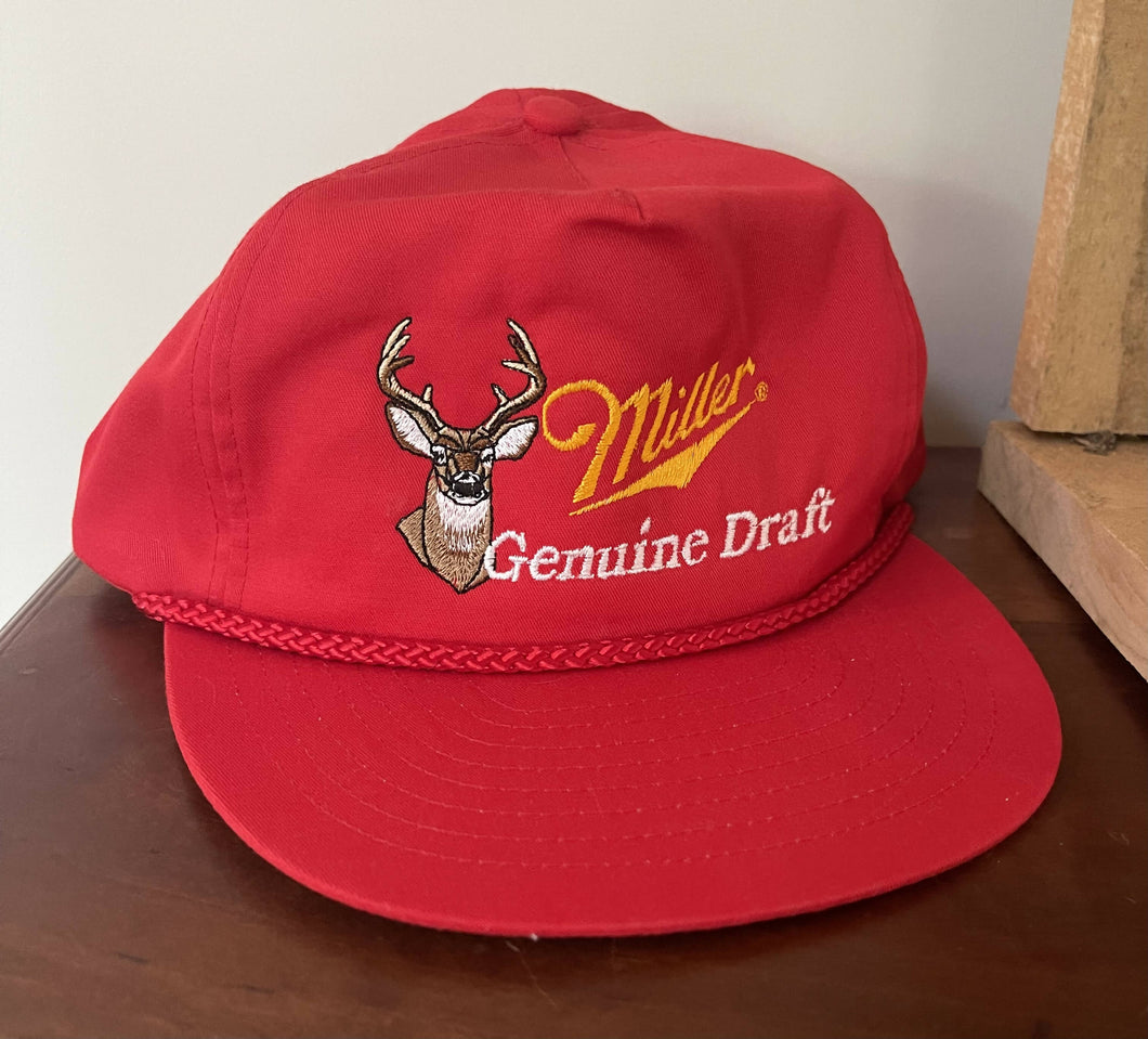 Miller Genuine Draft Whitetail Snapback