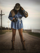 Load image into Gallery viewer, Remington Pheasants Forever Denim Button Up Shirt (L/XL)