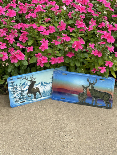 Scenic Deer License Plates