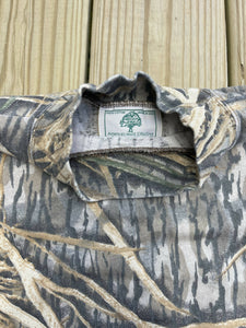 90’s Vintage Mossy Oak Shadowgrass (1st Gen) Mock Turtleneck Shirt (XXL) 🇺🇸