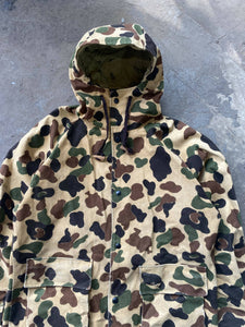 Vintage Duxbak Camo Hooded Chamois Jacket (M) 🇺🇸