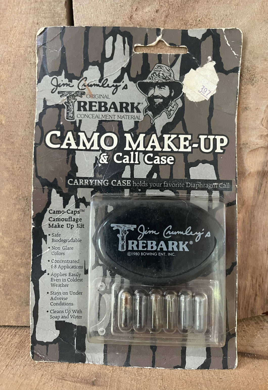 Jim Crumley’s Original Trebark Camo Caps and Call Case